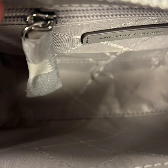 NWT MICHAEL KORS ‘Sheila’ SNAKE EMBOSSED HANDLE CROSSBODY BAG - Picture 8 of 11